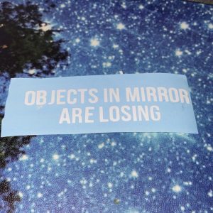 Objects in Mirror Car Sticker - Car Decal